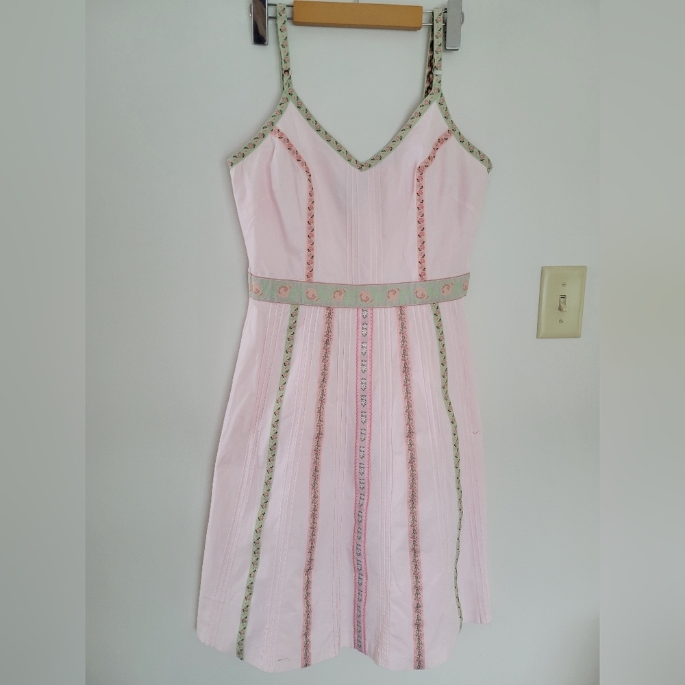 Vintage Y2K Pink Dainty Coquette Dress Sz 7